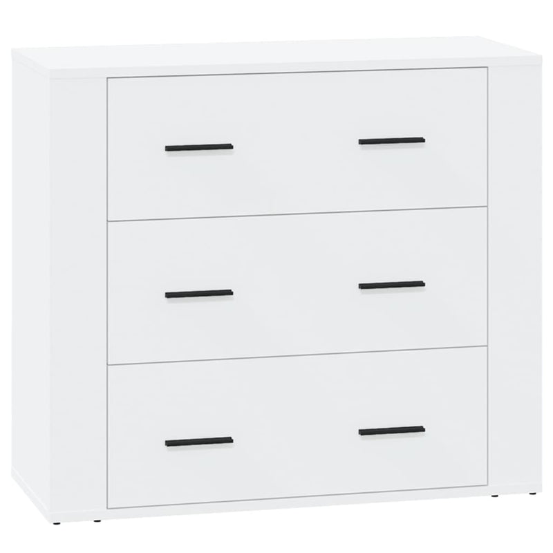 vidaXL Sideboards 3 pcs White Engineered Wood