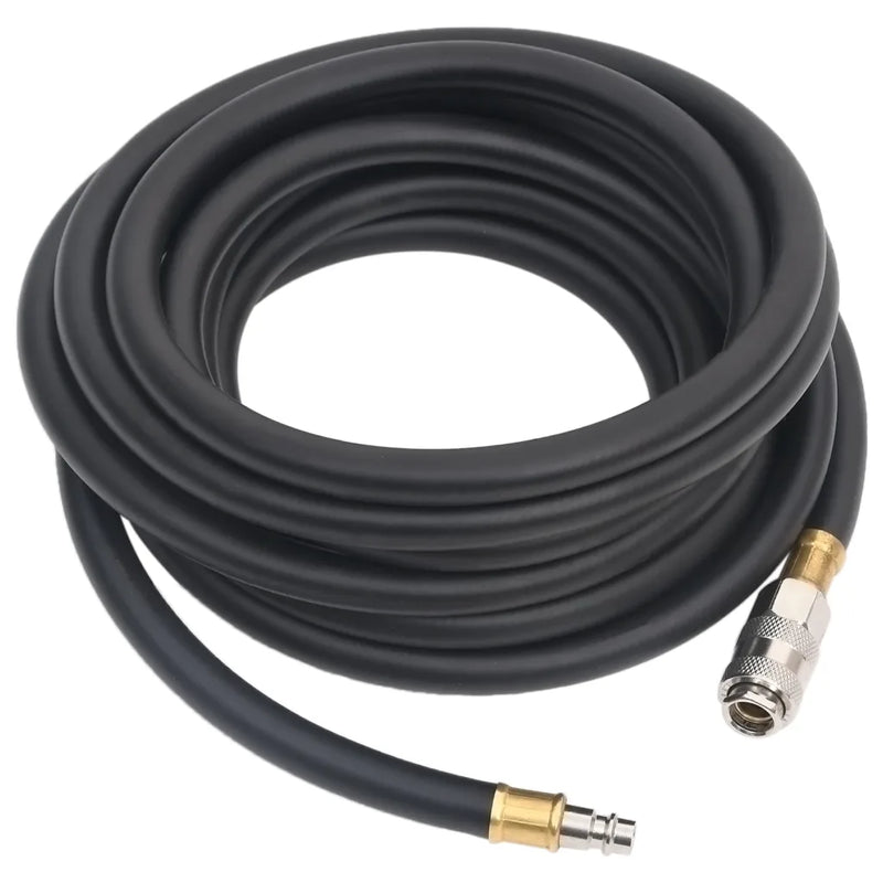 Hybrid Air Hose Black 0.6" 2 m Rubber and PVC