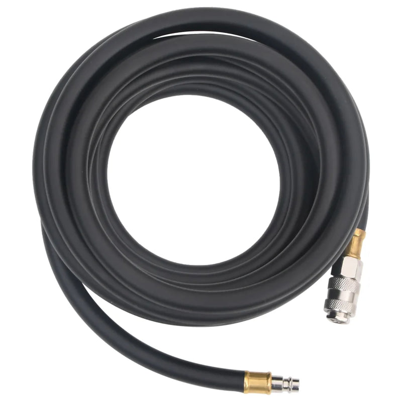 Hybrid Air Hose Black 0.6" 2 m Rubber and PVC