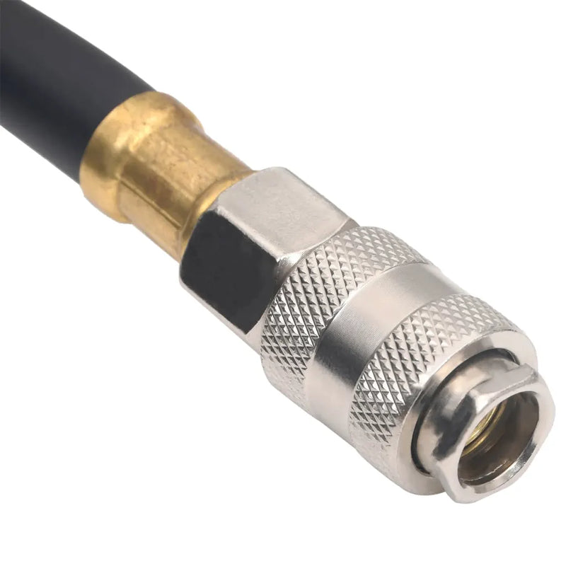 Hybrid Air Hose Black 0.6" 2 m Rubber and PVC