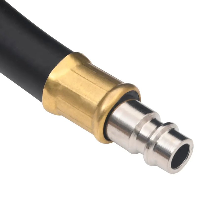 Hybrid Air Hose Black 0.6" 2 m Rubber and PVC