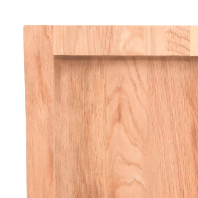 vidaXL Bathroom Countertop Light Brown 40x60x4 cm Treated Solid Wood