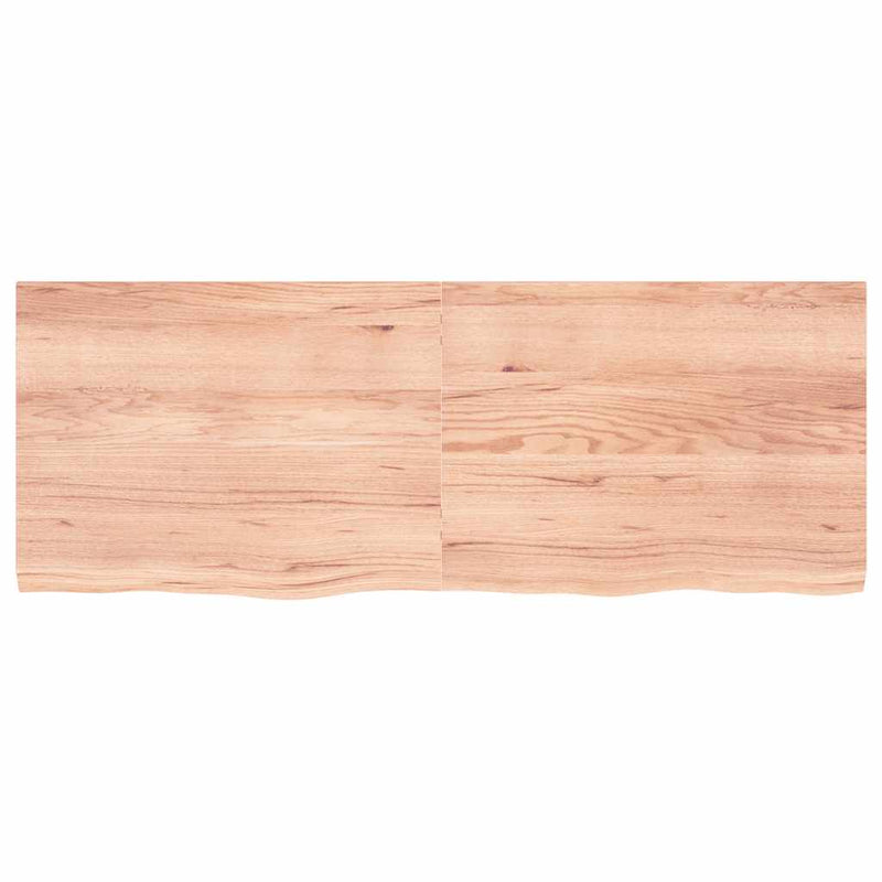 vidaXL Table Top Light Brown 160x60x4 cm Treated Solid Wood Oak