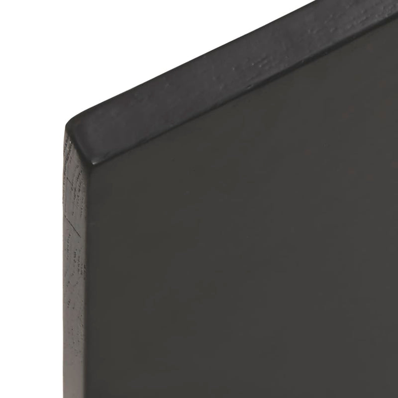 vidaXL Table Top Dark Brown 100x60x2 cm Treated Solid Wood Oak