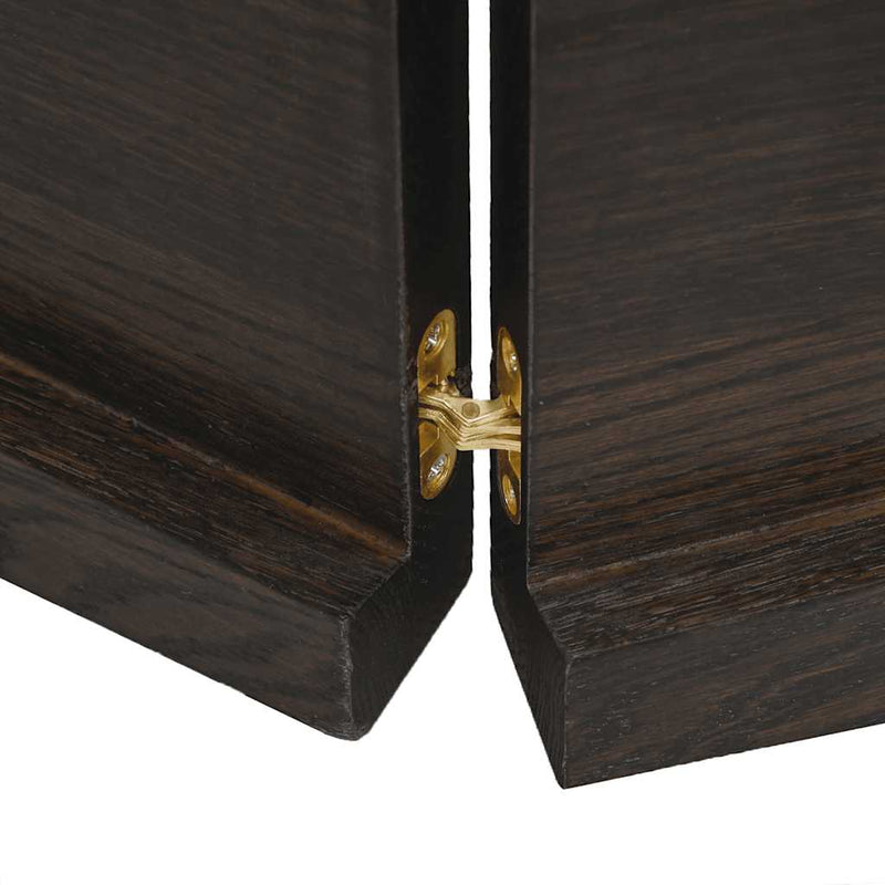 vidaXL Table Top Dark Brown 120x40x4 cm Treated Solid Wood Oak