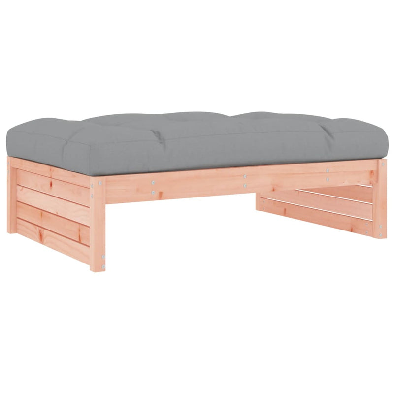 vidaXL 2 Piece Garden Lounge Set with Cushions Solid Wood Douglas