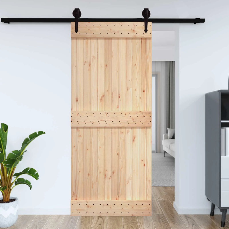 Door NARVIK Natural 70 x 210 cm Solid Pine Wood