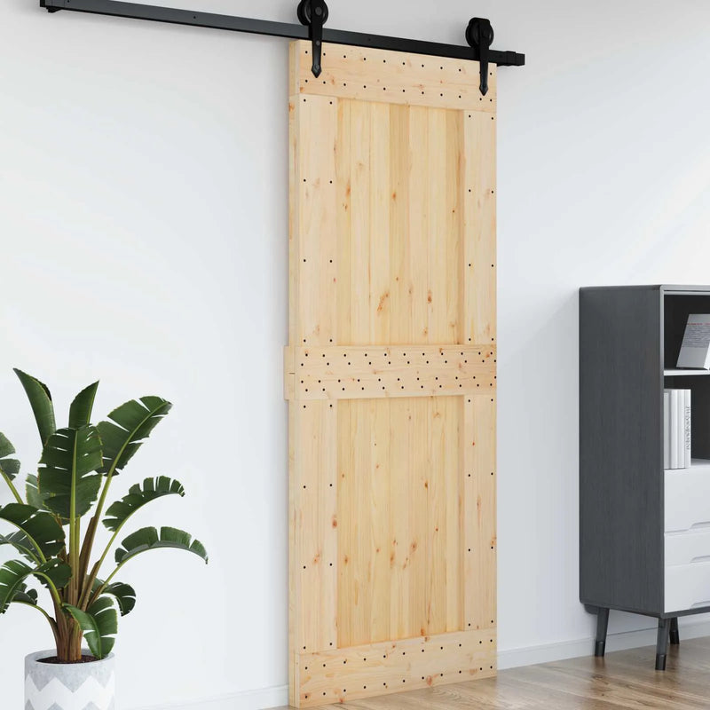Door NARVIK Natural 90 x 210 cm Solid Pine Wood