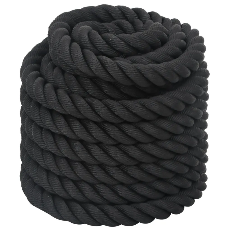 Battle Rope Black 12 m 9 kg Polyester