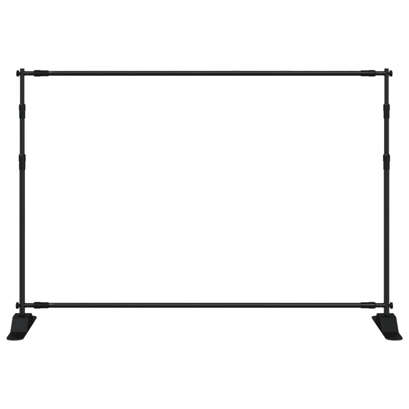 Backdrop Stands 2 pcs Black 305x243 cm Steel