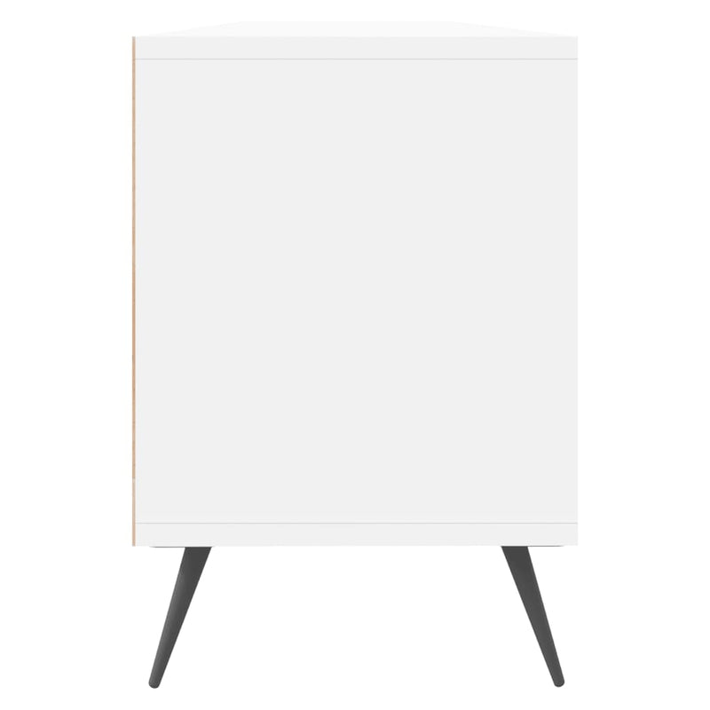 vidaXL TV Cabinet White 150x30x44.5 cm Engineered Wood