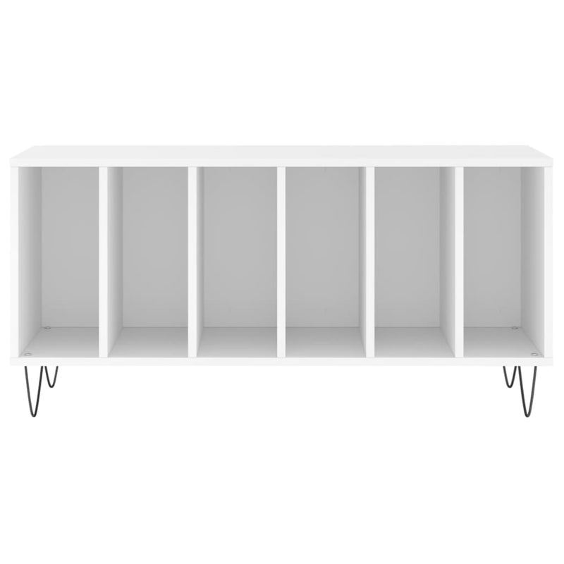 vidaXL Record Cabinet White 100x38x48 cm Engineered Wood