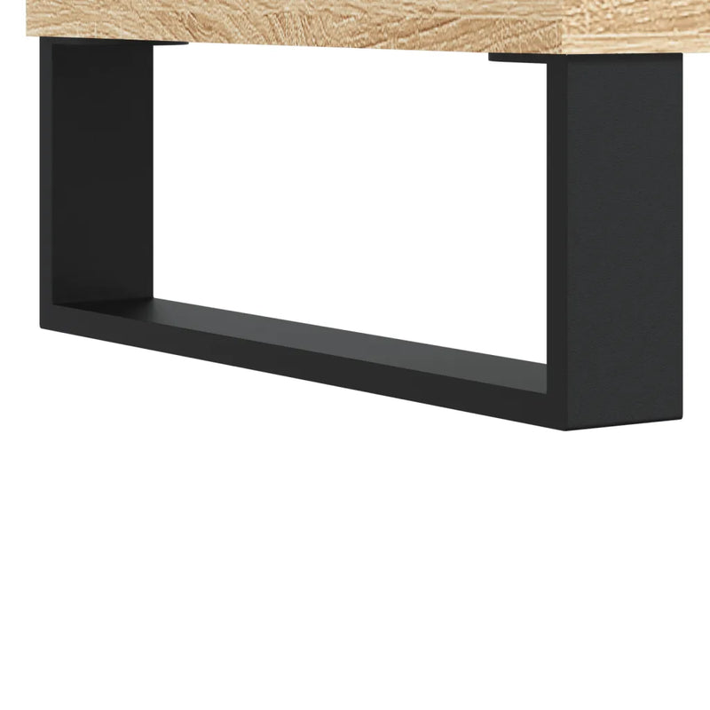 Record Cabinet Sonoma Oak 84.5x38x89 cm Engineered Wood