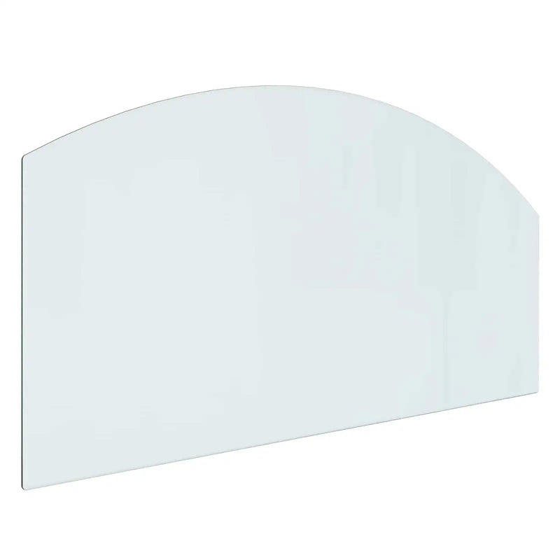 Fireplace Glass Plate Transparent 100 x 50 cm Glass