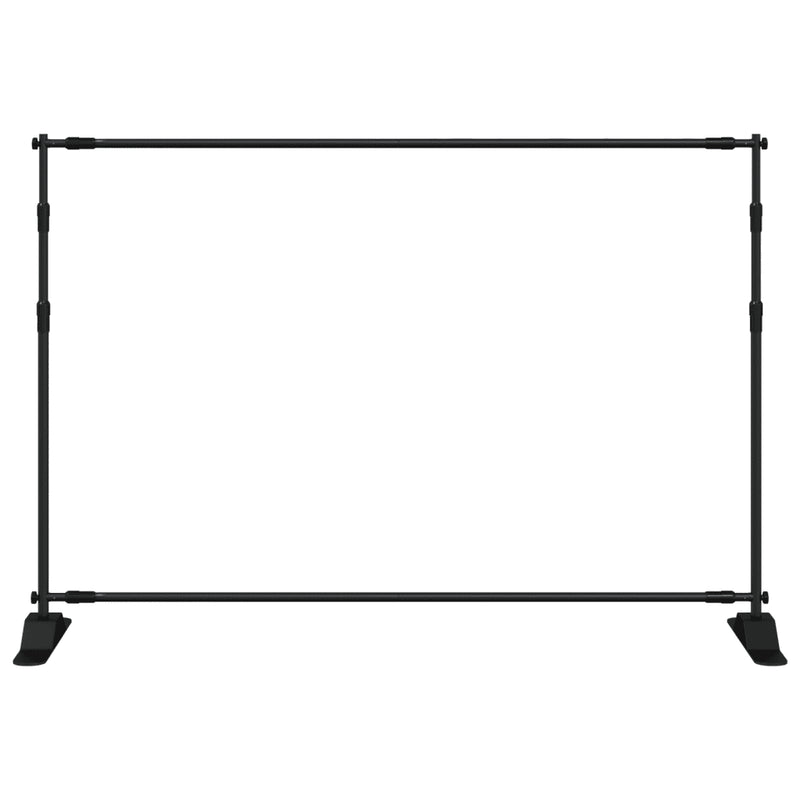 Backdrop Stand Black 305x243 cm Steel