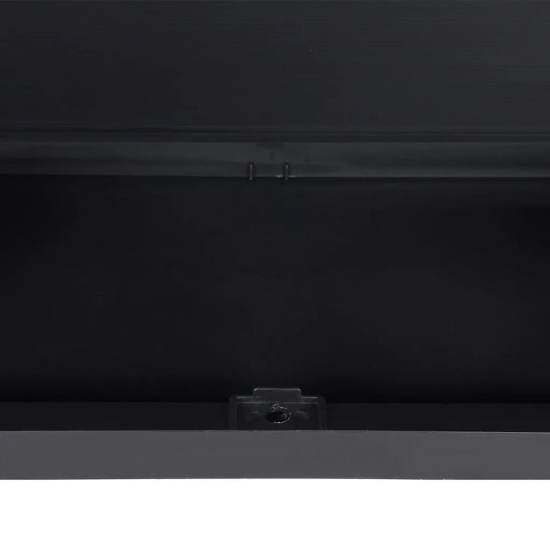Outdoor Storage Cabinet Grey and Black 65x37x165 cm PP