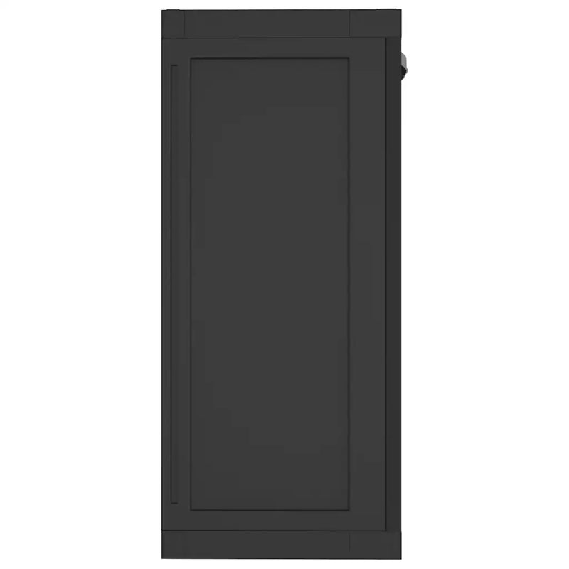 Outdoor Storage Cabinet Black 65x37x85 cm PP