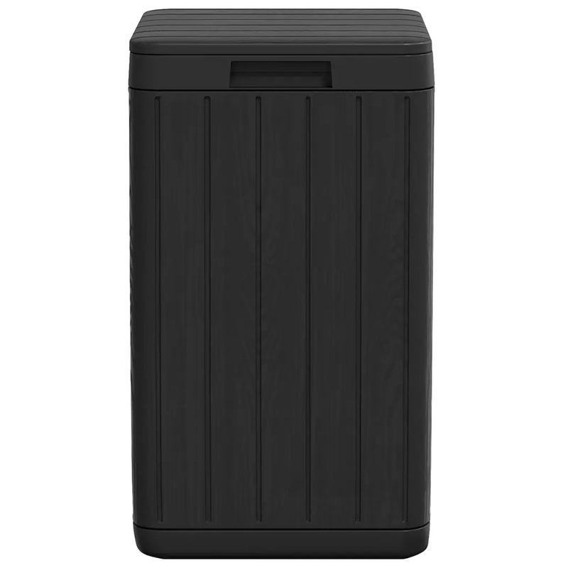 Outdoor Garbage Bin Anthracite 38x38x65 cm PP