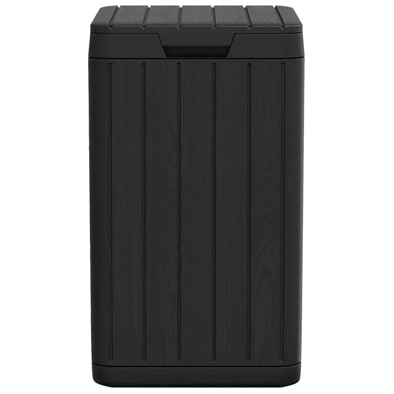 Outdoor Garbage Bin Anthracite 38x38x65 cm PP
