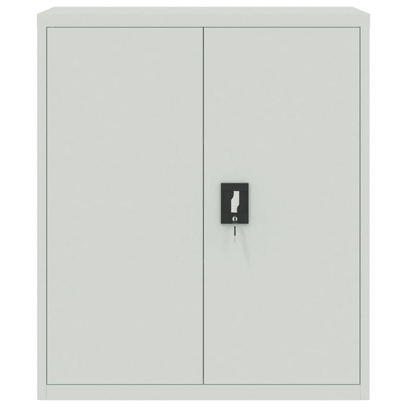 vidaXL File Cabinet Light Grey 90x40x105 cm Steel