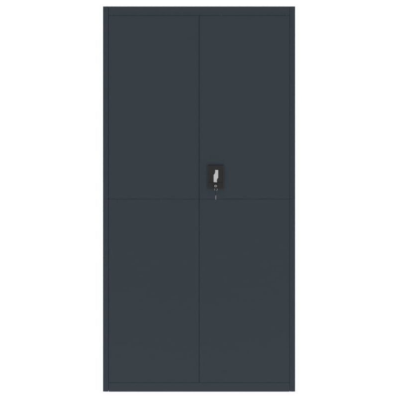 vidaXL File Cabinet Anthracite 90x40x180 cm Steel