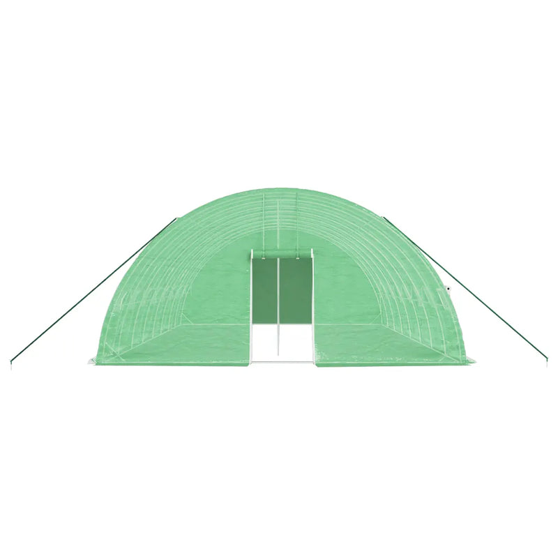 Greenhouse with Steel Frame Green 48 m² 8x6x2.85 m