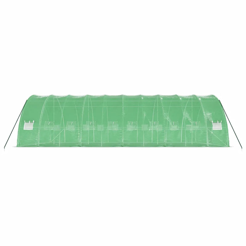 Greenhouse with Steel Frame Green 60 m² 10x6x2.85 m
