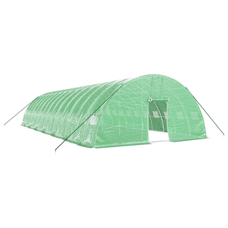 Greenhouse with Steel Frame Green 84 m�� 14x6x2.85 m