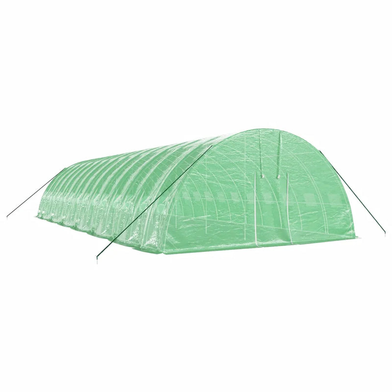 Greenhouse with Steel Frame Green 84 m�� 14x6x2.85 m