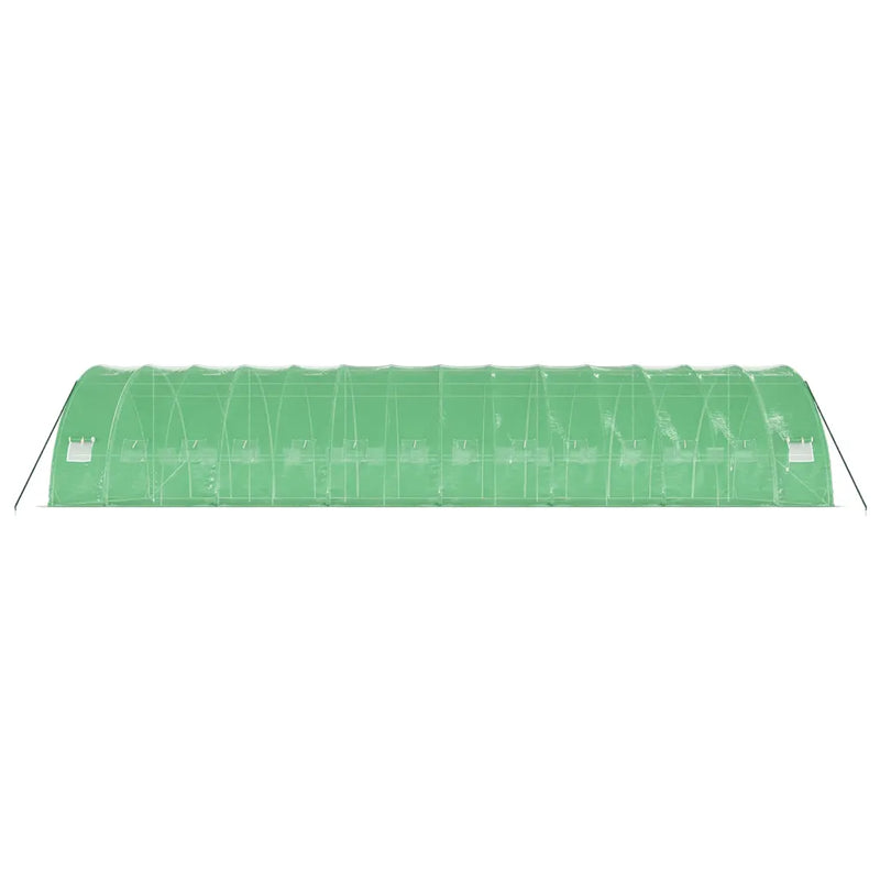 Greenhouse with Steel Frame Green 84 m�� 14x6x2.85 m