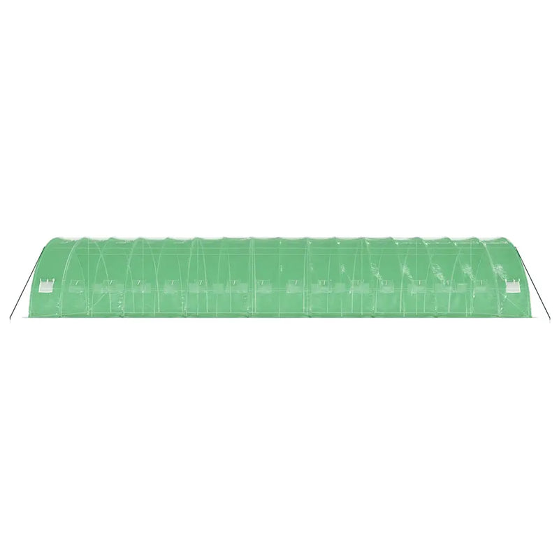 Greenhouse with Steel Frame Green 96 m�� 16x6x2.85 m
