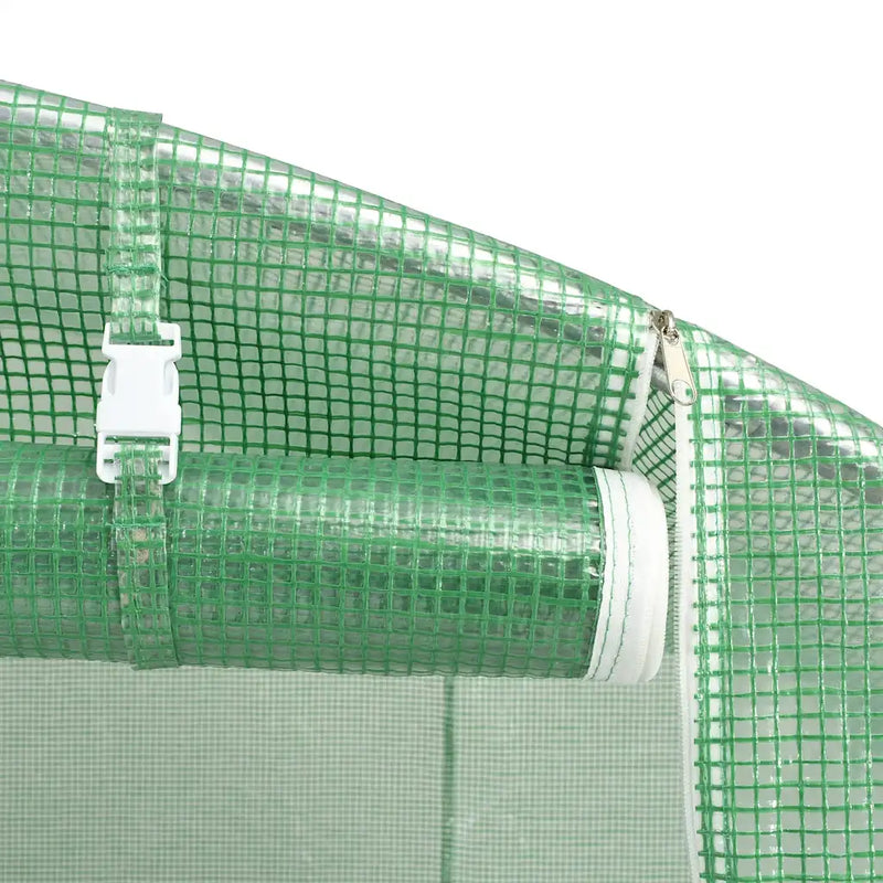 Greenhouse with Steel Frame Green 96 m�� 16x6x2.85 m