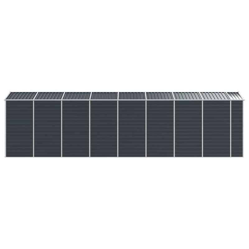 vidaXL Garden Shed Anthracite 191x725x198 cm Galvanised Steel