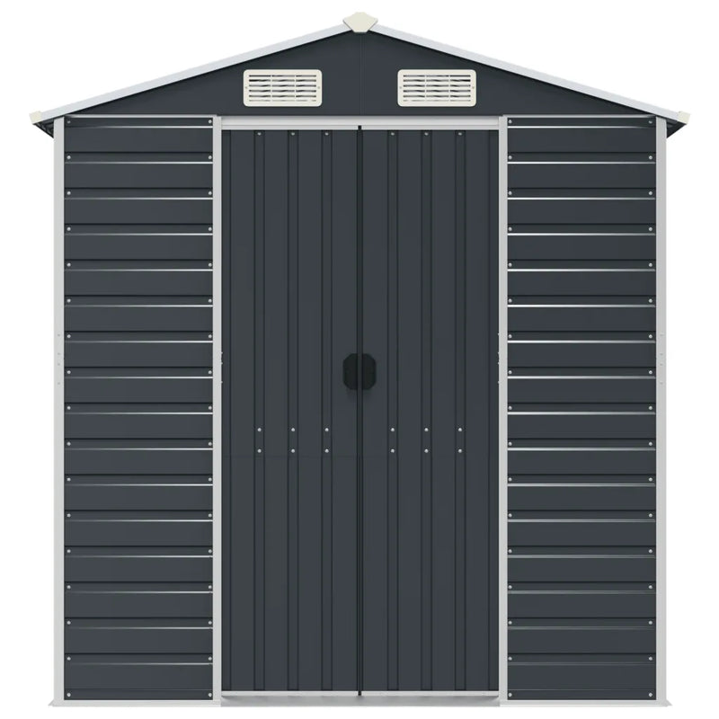 Garden Shed Anthracite 191x980x198 cm Galvanised Steel