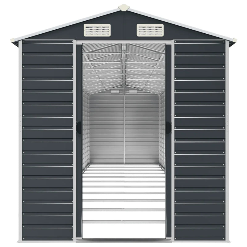 Garden Shed Anthracite 191x980x198 cm Galvanised Steel