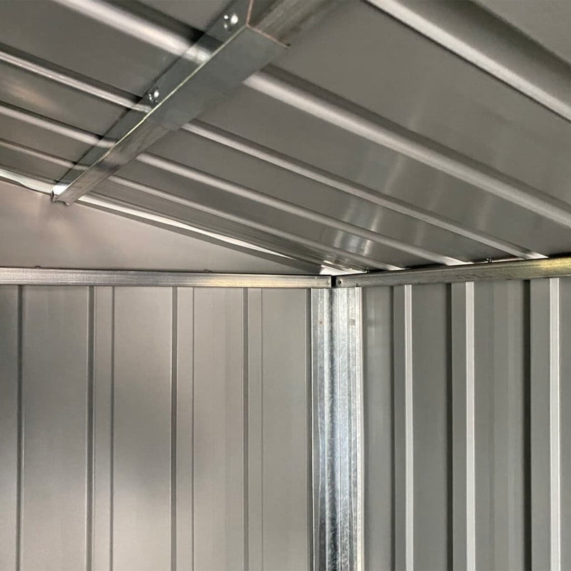 vidaXL Garden Shed Green 277x93x179 cm Galvanised Steel