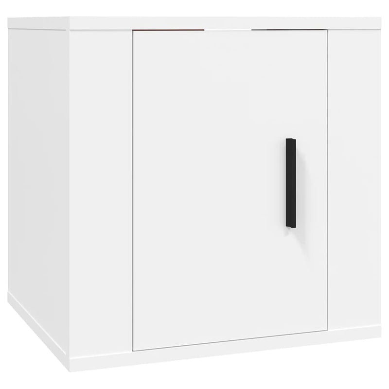 vidaXL 5 Piece TV Cabinet Set White Engineered Wood