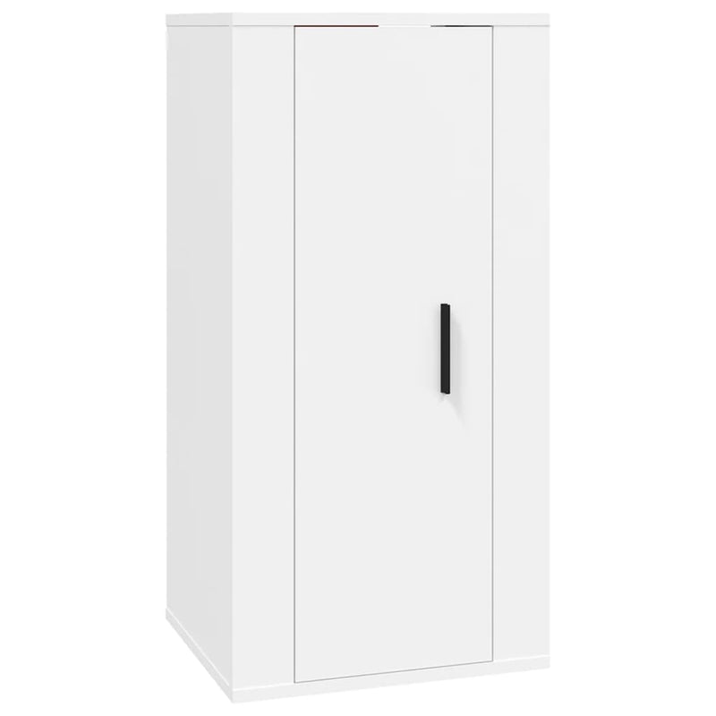 vidaXL 5 Piece TV Cabinet Set White Engineered Wood