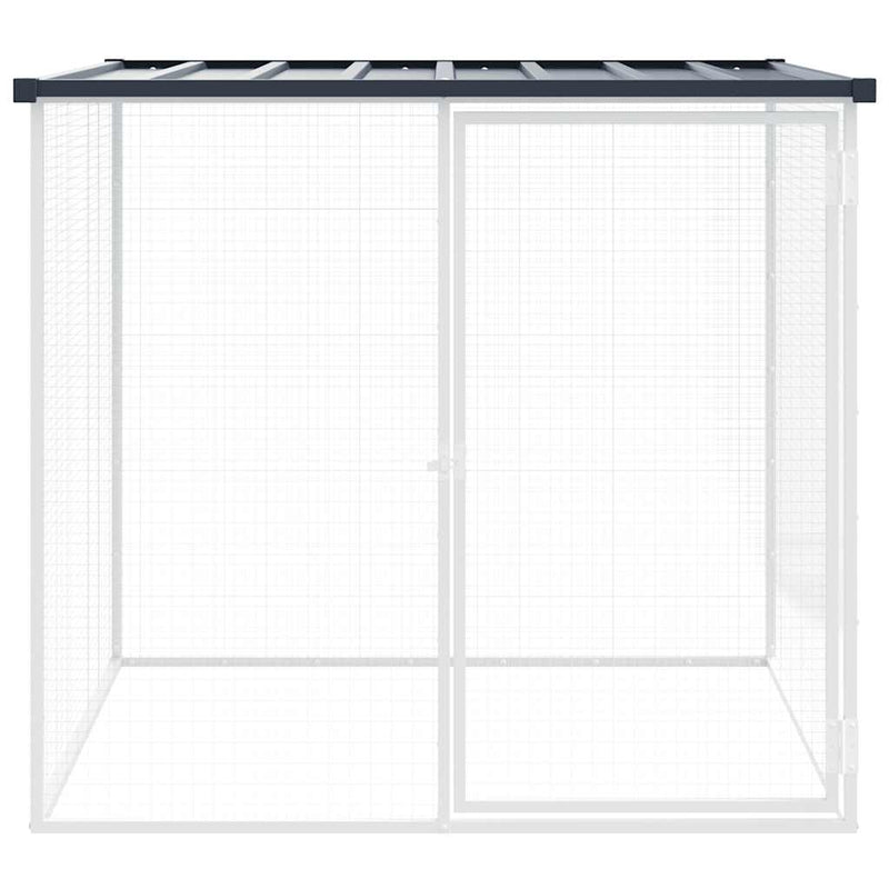 vidaXL Chicken Cage with Roof Anthracite 103x98x90 cm Galvanised Steel