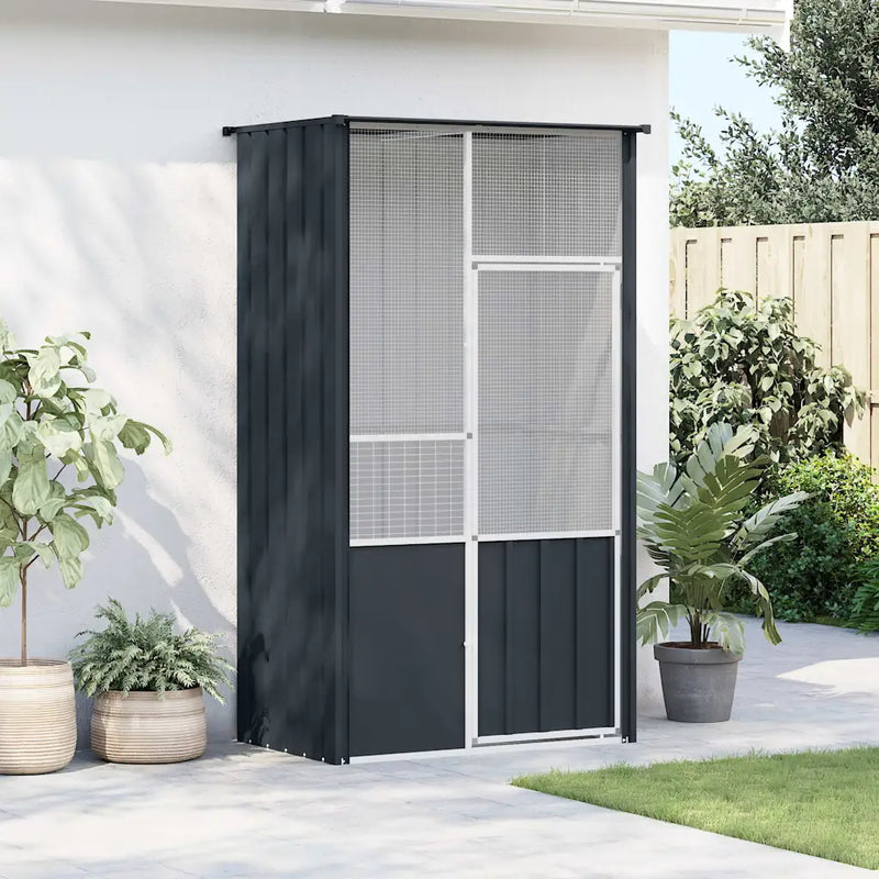 Bird Cage Anthracite 115x78x200 cm Galvanised Steel