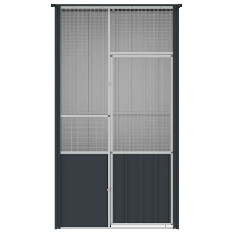 Bird Cage Anthracite 115x78x200 cm Galvanised Steel