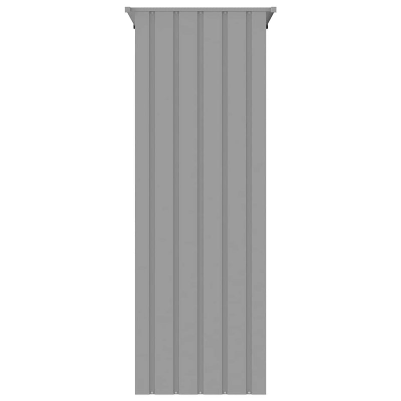 vidaXL Bird Cage Grey 115x78x200 cm Galvanised Steel