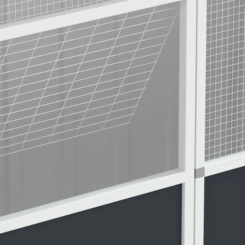 Bird Cage Anthracite 215x78x200 cm Galvanised Steel