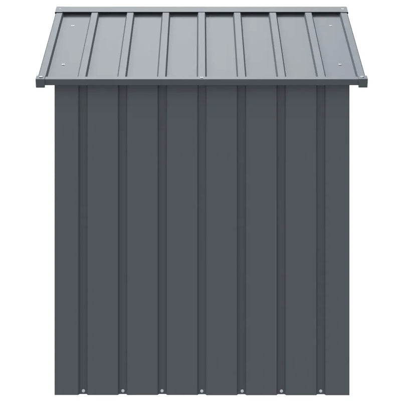 Dog House with Roof Anthracite 117x103x123 cm Galvanised Steel