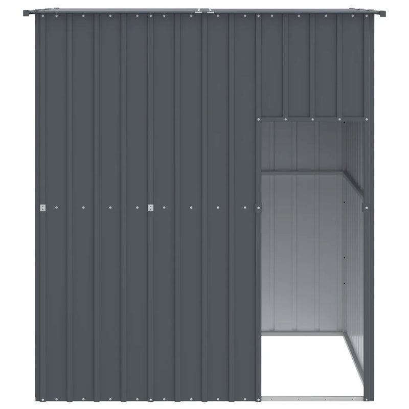 Dog House with Roof Anthracite 165x153x181 cm Galvanised Steel