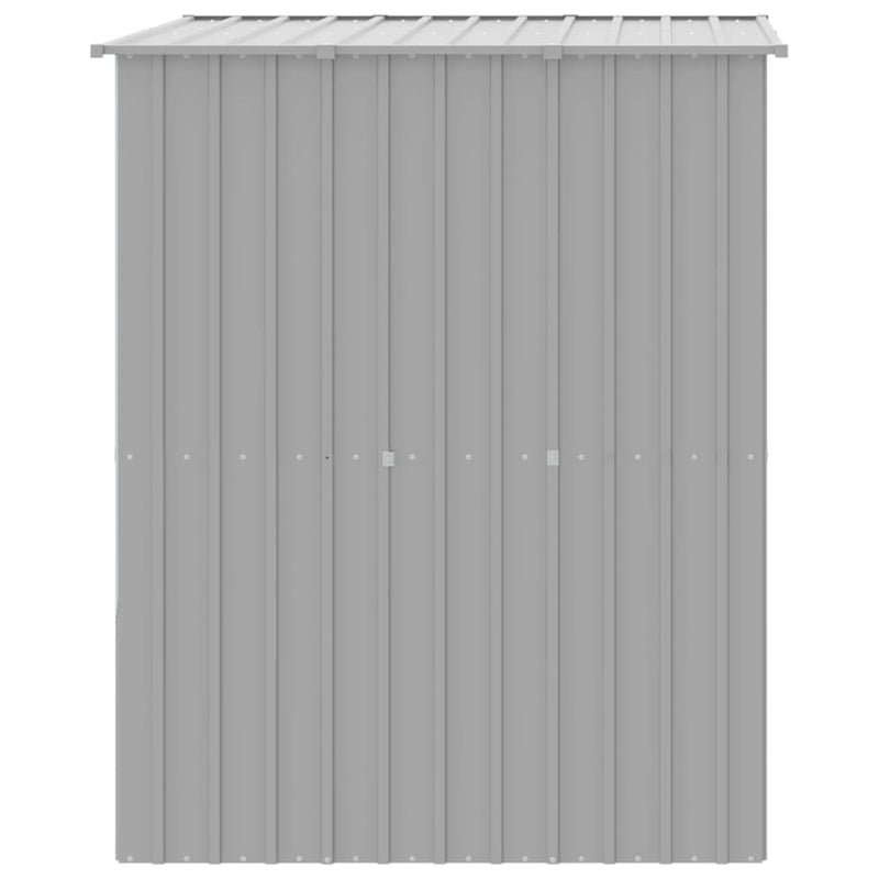 vidaXL Dog House with Roof Light Grey 165x153x181 cm Galvanised Steel