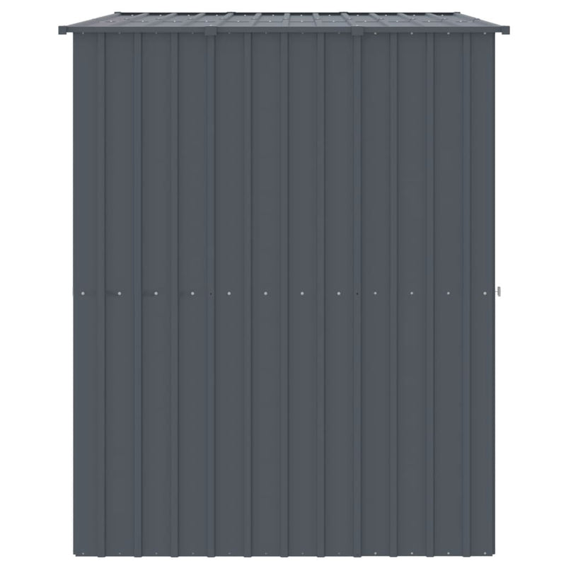 vidaXL Dog House with Roof Anthracite 214x153x181 cm Galvanised Steel