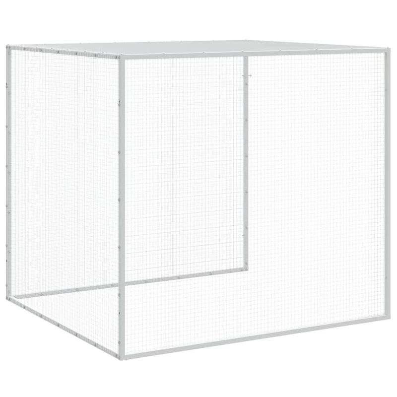 vidaXL Chicken Cage with Roof Anthracite 403x98x90 cm Galvanised Steel