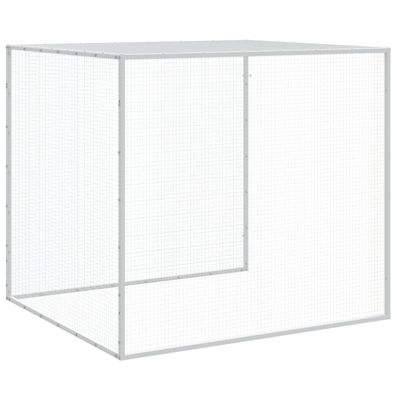 vidaXL Chicken Cage with Roof Anthracite 1003x98x90 cm Galvanised Steel