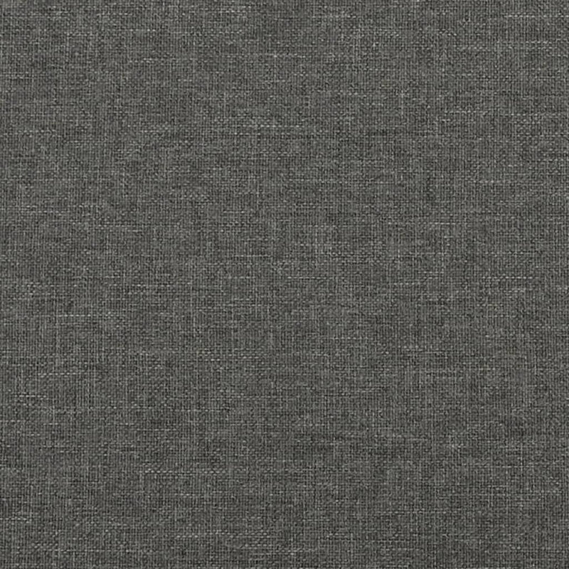 vidaXL Bed Frame without Mattress Dark Grey King Single Fabric